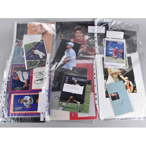 264 - A Collection of Various Autographs and Signed Photographs, Tennis Stars, to include Anna Ivanovich, ... 