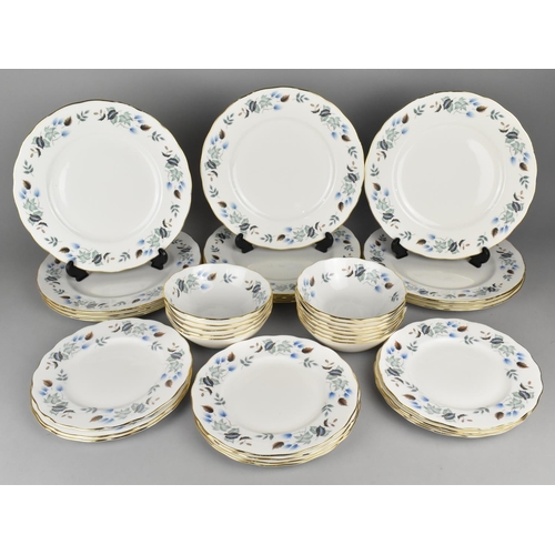 274 - A Colclough Linden Part Dinner Set to Comprise Twelve Large, Eleven Small Plates and Twelve Bowls