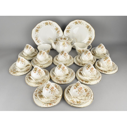 276 - A Colclough Avon Pattern Tea Set to Comprise Twelve Cups, Twelve Saucers, Twelve Side Plates, Two Ca... 