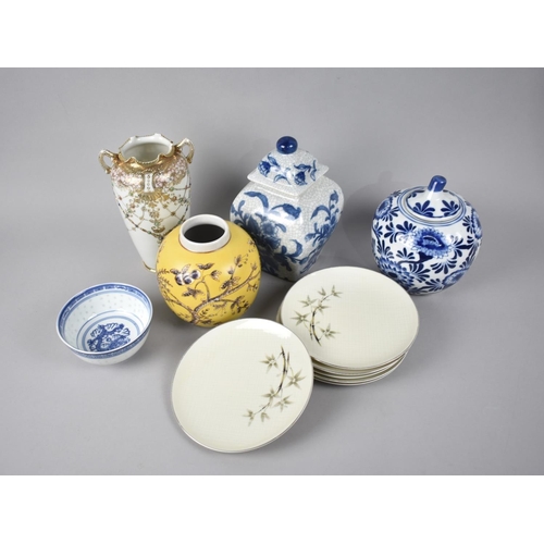 327 - A Collection of Various Oriental Ceramics