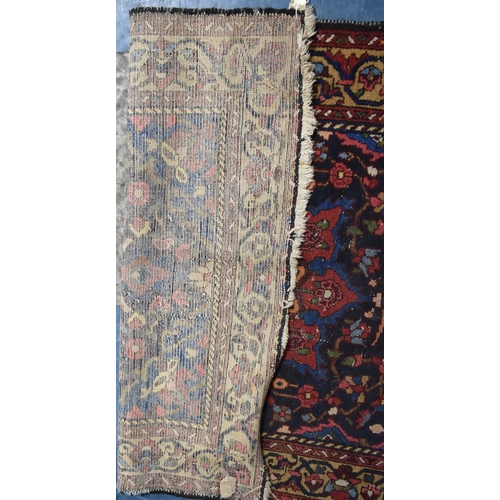 471 - A Persian Handmade Bakhtiari Runner, C.1920, 383x115cms