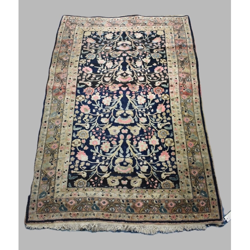 479 - A Persian Handmade Farahan Rug, 196x129cms