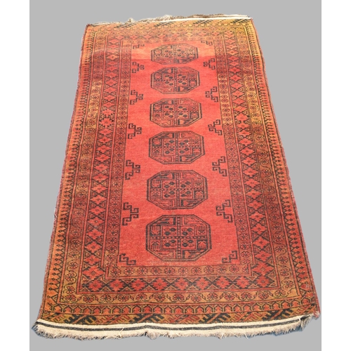 491 - A Vintage Persian Pattern Rug, 190x110cm