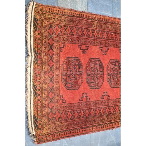 491 - A Vintage Persian Pattern Rug, 190x110cm