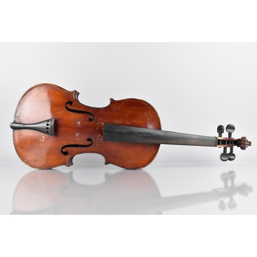 112 - A Late 19th/20th Century Violin, 36cm Body