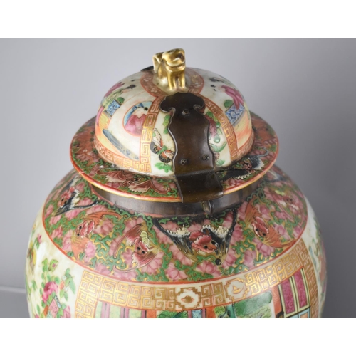 397 - A Large Pair of 18th/19th Century Qing Dynasty Chinese Porcelain Vases Decorated in the Famille Rose... 