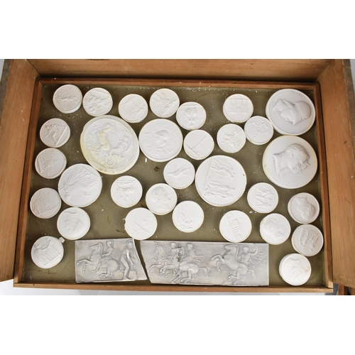 13 - A Collection of Over Two Hundred 19th Century and Later Grand Tour Classical Plaster Intaglios and S... 