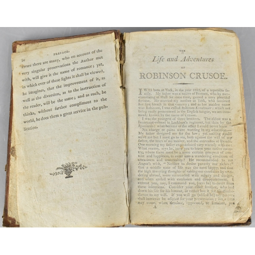 155 - An Early 19th Century Publishing of Life and Adventures of Robinson Crusoe, From the Office of T. Wi... 