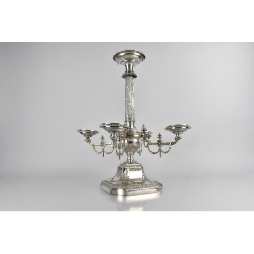 207 - An Impressive Victorian Silver Plated Presentation Centrepiece by Horace Woodward & Co., in the Clas... 