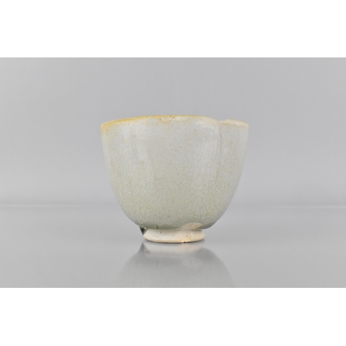 382 - A Chinese Tang/Yang Dynasty Longquan Ware Celadon Tea Bowl Having Parker Green Glaze to Bowl Base, C... 