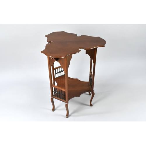 5 - A Late 19th Century Arts and Crafts Walnut Centre Table Designed by Leonardo Wyburd and Retailed by ... 