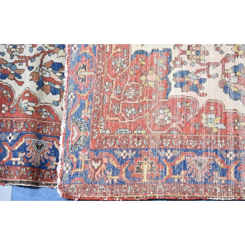 196 - A Late Victorian Persian Handmade Farahan Rug, c.1890, 181x128cms