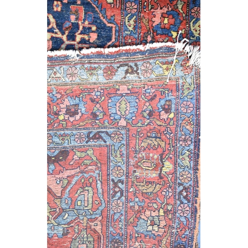 197 - A Late Victorian Hand Made Bidjar Rug, c.1890, 203x142cms