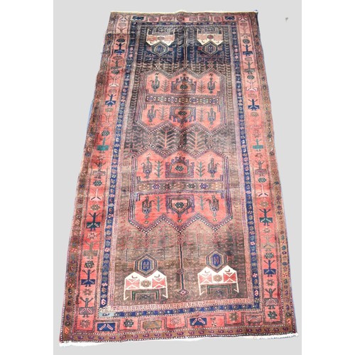 198 - A Handmade Nahavand Carpet, 309x150cms