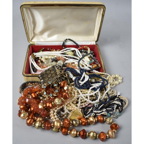 259 - A Collection of Various Vintage Costume Jewellery, mainly necklaces