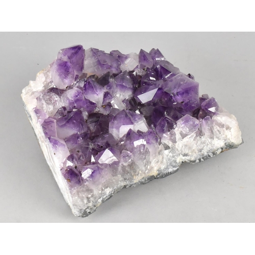 74 - A Section of Amethyst Crystal, 15cms by 12cms