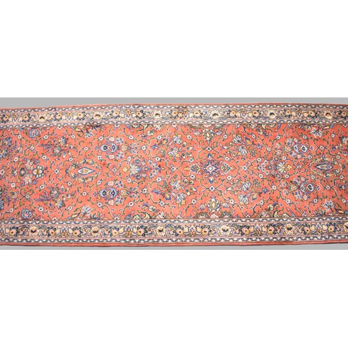 204 - A Hand Made Persian Mehraban Runner, 406x82