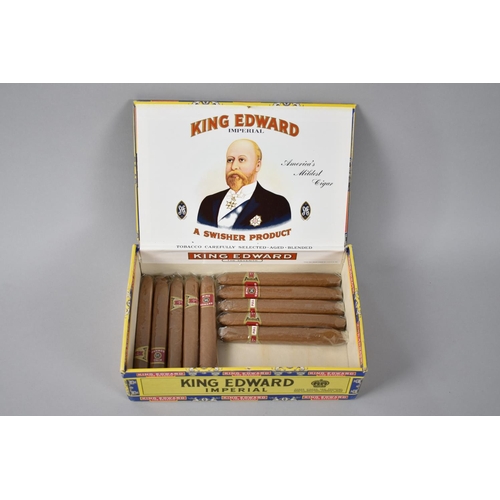 123 - A Box Containing Ten King Edward Imperial Cigars