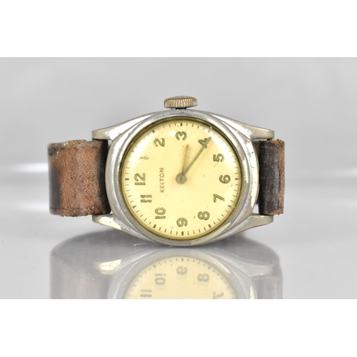 51 - A WWII Period Kelton Wristwatch, Movement Needs Attention