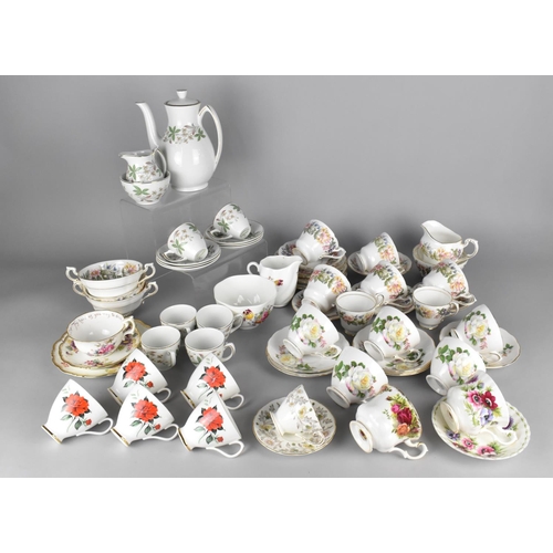 521 - A Collection of Various Tea and Coffee Wares to Comprise Royal Albert, Paragon, Coffee Set etc