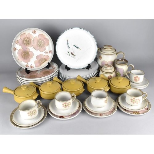 526 - A Collection of Various Denby Stonewares to Comprise Dinnerwares, Teawares, Lidded Pots etc