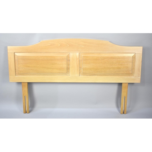 561 - A Pair of Limed Effect Bedside Chests with Two Drawers and Brushing Slide Over together with a Match... 