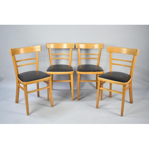 568 - A Set of Four 1960s Kitchen Chairs