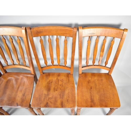 589 - A Set of Four Modern Dining Chairs