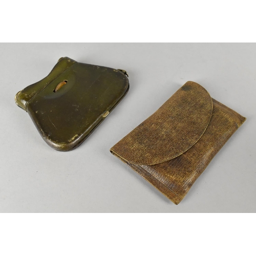 67 - A Pair of Late 19th/Early 20th Century Folding Leather Covered Opera Glasses and a Vintage Pair of 