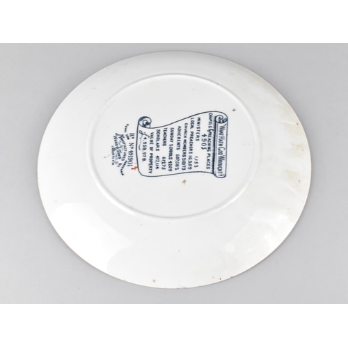 113 - A Wood & Sons Methodist Centenary Plate 1907, 25cms Diameter