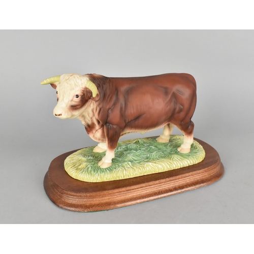 144 - A Hereford Bull Ornament by Leonardo in Original Cardboard Box