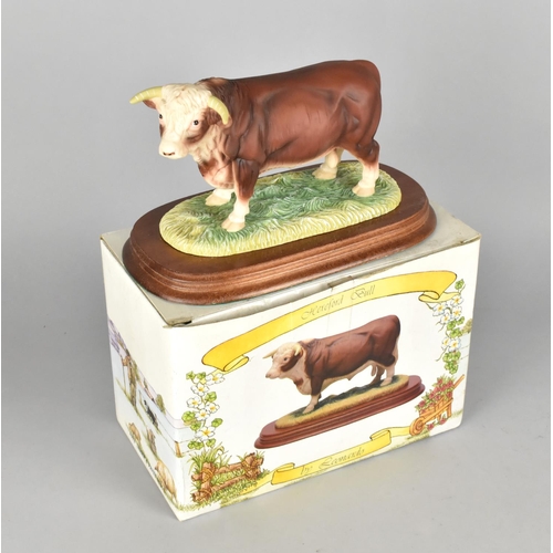 144 - A Hereford Bull Ornament by Leonardo in Original Cardboard Box