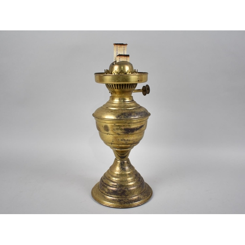 145 - A Brass Oil Lamp Base