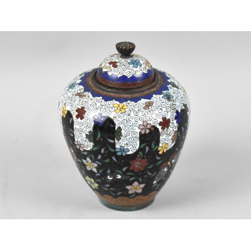 162 - A Small Chinese Enamelled Lidded Vase, 10cms High