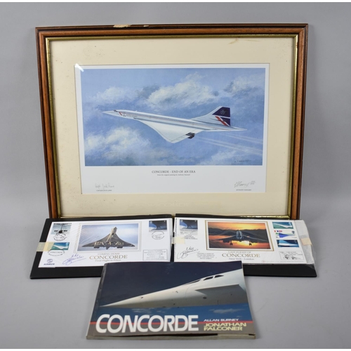 177 - A Collection of Various Concorde Ephemera to include First Day Covers, Booklet and Signed Limited Ed... 