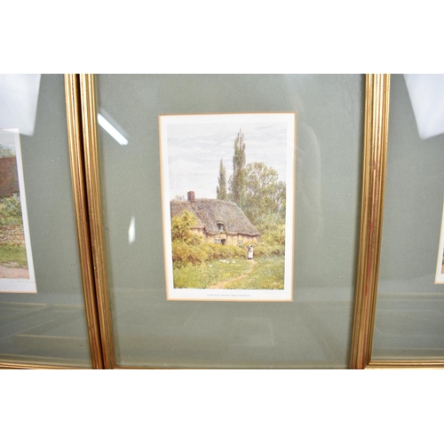 198 - A Set of Eight Framed Prints, Cottages