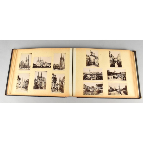 207 - Two Photograph Albums Containing Vintage Monochrome Views Taken Throughout Europe