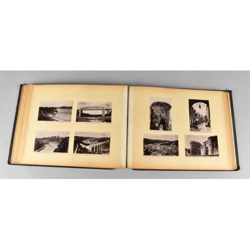 207 - Two Photograph Albums Containing Vintage Monochrome Views Taken Throughout Europe