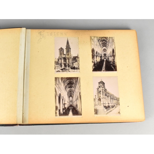 207 - Two Photograph Albums Containing Vintage Monochrome Views Taken Throughout Europe