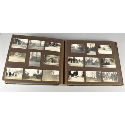 211 - A Vintage Photograph Album Containing Monochrome Photographs of Famous Buildings and Views in Englan... 