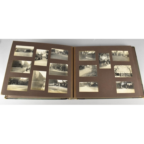 211 - A Vintage Photograph Album Containing Monochrome Photographs of Famous Buildings and Views in Englan... 