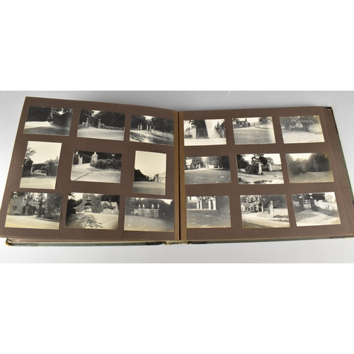 211 - A Vintage Photograph Album Containing Monochrome Photographs of Famous Buildings and Views in Englan... 