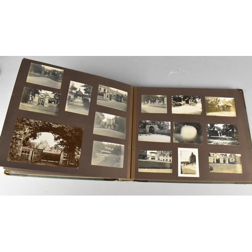 211 - A Vintage Photograph Album Containing Monochrome Photographs of Famous Buildings and Views in Englan... 