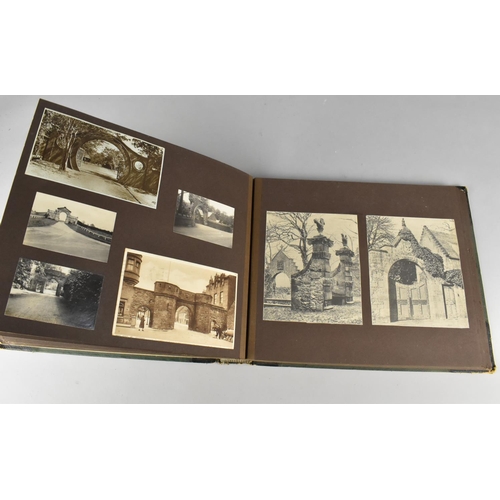 211 - A Vintage Photograph Album Containing Monochrome Photographs of Famous Buildings and Views in Englan... 