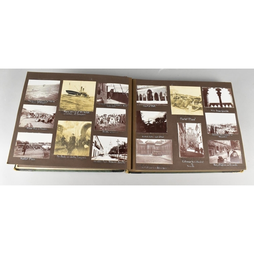 211 - A Vintage Photograph Album Containing Monochrome Photographs of Famous Buildings and Views in Englan... 