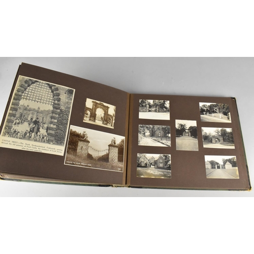 211 - A Vintage Photograph Album Containing Monochrome Photographs of Famous Buildings and Views in Englan... 