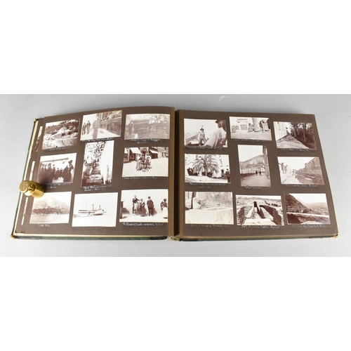 211 - A Vintage Photograph Album Containing Monochrome Photographs of Famous Buildings and Views in Englan... 