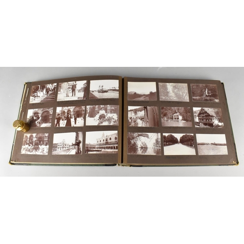 211 - A Vintage Photograph Album Containing Monochrome Photographs of Famous Buildings and Views in Englan... 