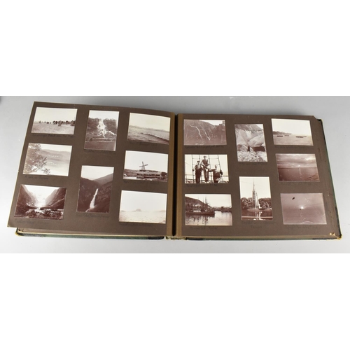 211 - A Vintage Photograph Album Containing Monochrome Photographs of Famous Buildings and Views in Englan... 