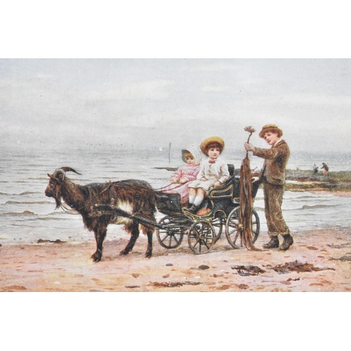 222 - A Collection of Four Framed Cottage and Seaside Prints